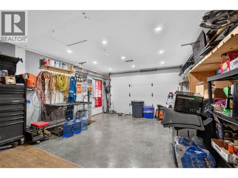 Inside the detached shop at 10375 Westshore Road, Okanagan North, Vernon