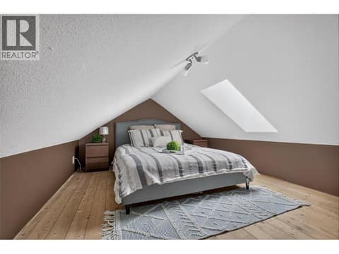 Loft space currently used for guests at 10375 Westshore Road, Okanagan North, Vernon