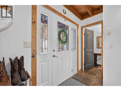 Main level entry at 10375 Westshore Road, Okanagan North, Vernon