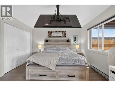 Primary bedroom at 10375 Westshore Road, Okanagan North, Vernon