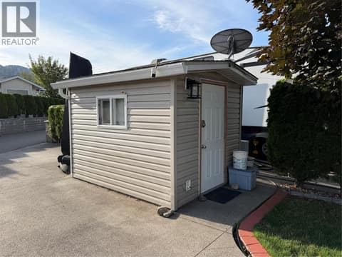 Shed with power, water and a washing machine. at 8000 Highland Road Lot# 146, North BX, Vernon