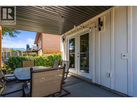 Lower Suite Entrance & Patio at 1907 19 Street, East Hill, Vernon