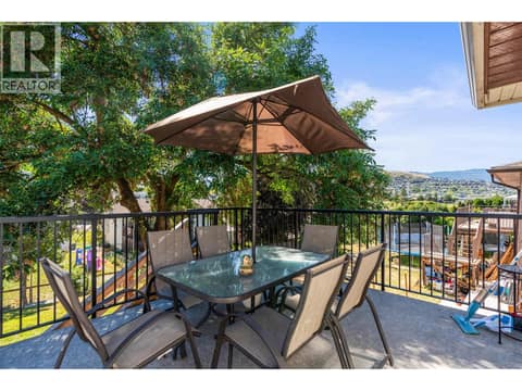 Upper Suite Patio at 1907 19 Street, East Hill, Vernon