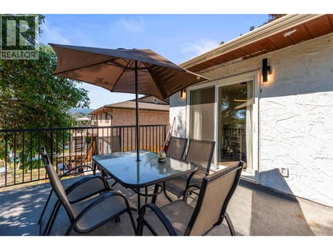 Upper Suite Patio at 1907 19 Street, East Hill, Vernon