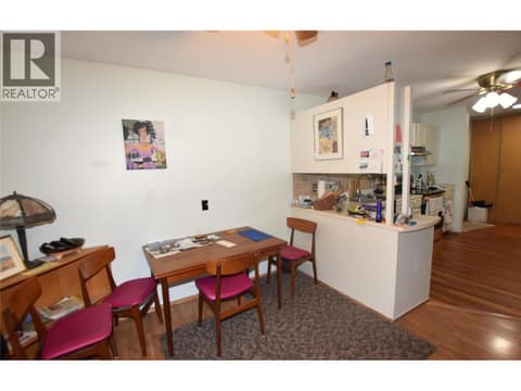 Dining beside the kitchen at 3608 27 Avenue Unit# 301, City of Vernon