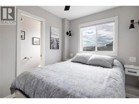 2nd bedroom with 2 piece ensuite at the front at 8000 Highland Road Unit# 48, North BX, Vernon