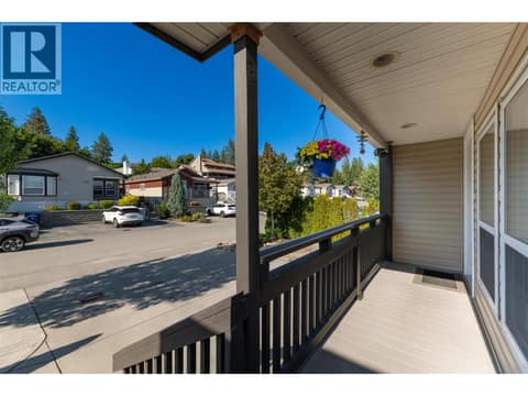 Covered Front Porch at 2440 Old Okanagan Highway Unit# 1304, Westbank Centre, West Kelowna
