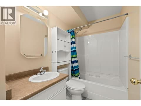 Bathroom #3 | Lower Level - 4 piece bathroom at 1525 Bear Creek Road Unit# 14, West Kelowna Estates