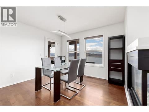 Dining Room | Main Level at 1525 Bear Creek Road Unit# 14, West Kelowna Estates