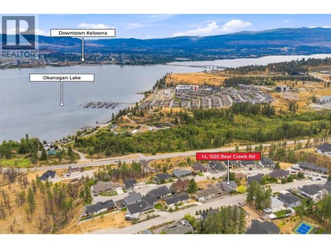 Located in the Royal Heights community you're just 10 minutes from downtown Kelowna, restaurants, shops, beaches, parks & more! at 1525 Bear Creek Road Unit# 14, West Kelowna Estates