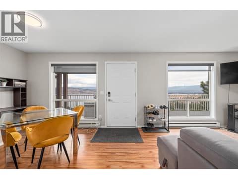 Separate Entrance | 1 Bed/ 1 Bath Suite - with lake views from the living area at 1525 Bear Creek Road Unit# 14, West Kelowna Estates