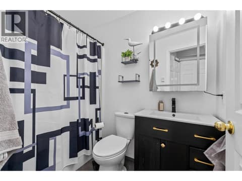 Suite Bathroom | Lower Level - 4 piece bathroom (Bathroom #3) at 1525 Bear Creek Road Unit# 14, West Kelowna Estates