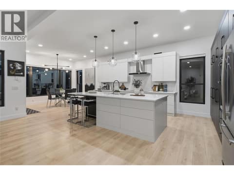Dusk views at 1539 Rocky Point Drive, Wilden, Kelowna