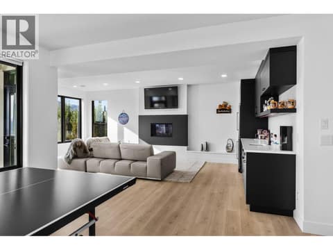 Great basement space with family room at 1539 Rocky Point Drive, Wilden, Kelowna
