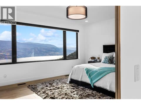 Stunning views from primary bedroom at 1539 Rocky Point Drive, Wilden, Kelowna