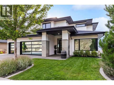 Stylish modern home built by Authentec Homes at 1539 Rocky Point Drive, Wilden, Kelowna