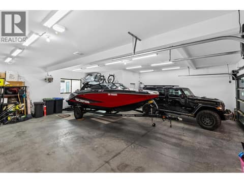 Triple car garage fits a small boat!! at 1539 Rocky Point Drive, Wilden, Kelowna