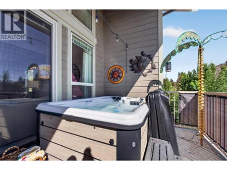 2nd level patio at 3359 Cougar Road Unit# 9, Westbank Centre, West Kelowna