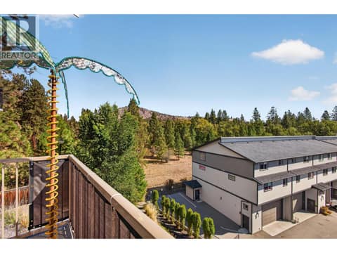 2nd level patio views at 3359 Cougar Road Unit# 9, Westbank Centre, West Kelowna