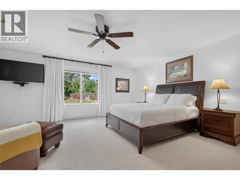 Extremely spacious primary bedroom at 3359 Cougar Road Unit# 9, Westbank Centre, West Kelowna