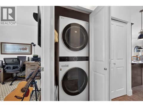 Laundry on the top floor at 3359 Cougar Road Unit# 9, Westbank Centre, West Kelowna