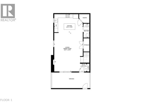 Main floor at 805 Burne Avenue Unit# 4, Kelowna South