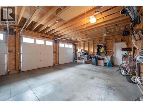 Shared garage area with extra amazing attic storage!! at 805 Burne Avenue Unit# 4, Kelowna South