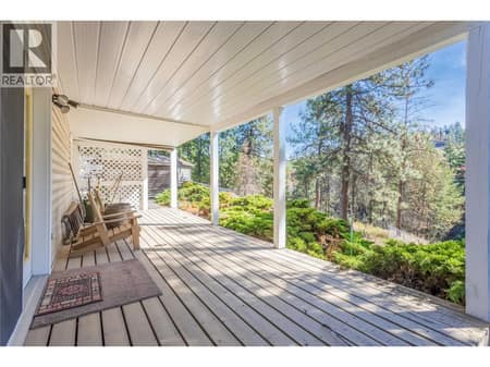 Lower Deck at 2335 Somerset Court Lot# 3, West Kelowna Estates