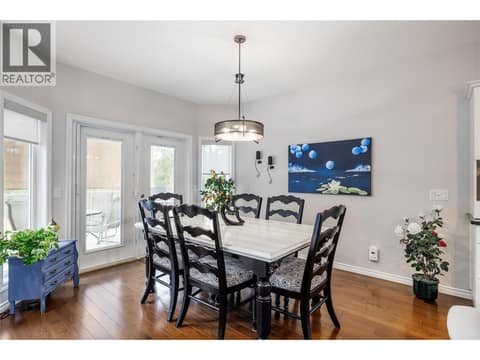 Formal Dinning Room at 4170 Gallaghers Forest South, South East Kelowna