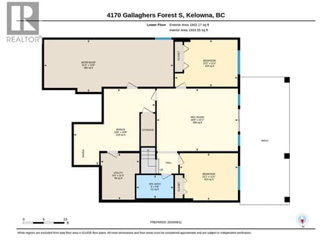 Lower Level at 4170 Gallaghers Forest South, South East Kelowna