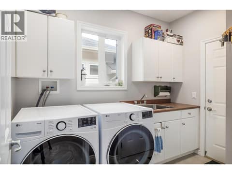 Main Floor Laundry at 4170 Gallaghers Forest South, South East Kelowna