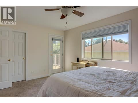 Primary bedroom at 3600 Pleasant Valley Road Unit# 3, East Hill, Vernon