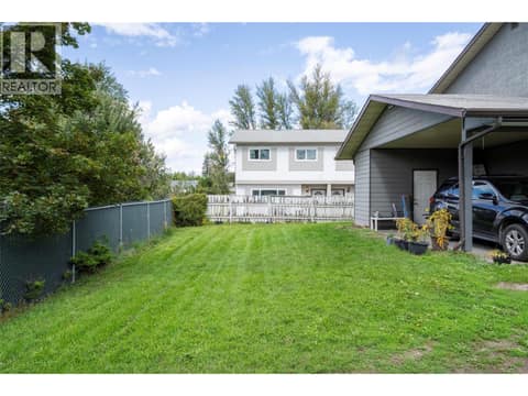 Side yard Unit B at 4100 19 Street Unit# A & B Lot# 4, Harwood, Vernon