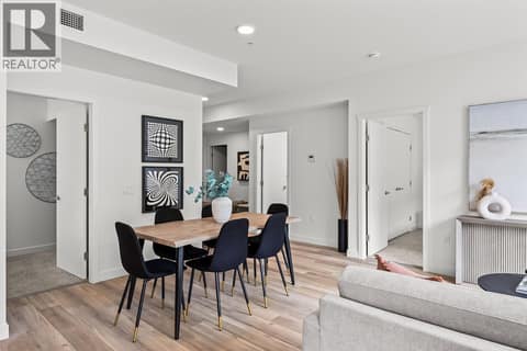 Dining Room. Photos may be of a similar home in the community. at 1057 Frost Road Unit# 218, Upper Mission, Kelowna