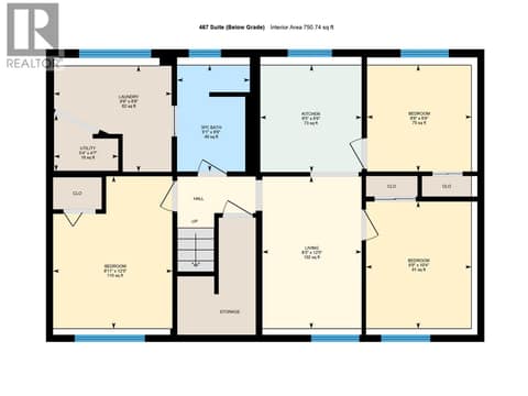 467 Side Basement at 465 - 467 Killarney Road, Rutland North, Kelowna