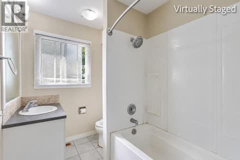 Full Bathroom *Virtually Staged* at 465 - 467 Killarney Road, Rutland North, Kelowna