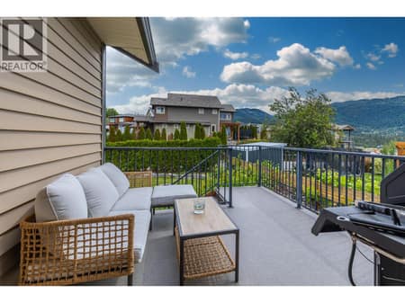 Back Deck off Kitchen at 6555 Blackcomb Place, Foothills, Vernon