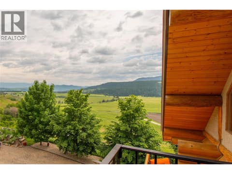 Beautiful Okanagan Valley Views from the Master Suite Patio! at 1225 Round Lake Road, Armstrong/ Spall.