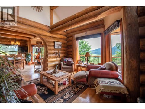 Incredible Vaulted Ceilings at 1225 Round Lake Road, Armstrong/ Spall.