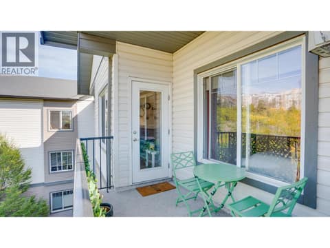 Patio sitting area at 3211 Centennial Drive Unit# 28, Alexis Park, Vernon