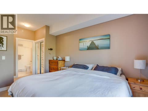 Primary bedroom with ensuite at 3211 Centennial Drive Unit# 28, Alexis Park, Vernon