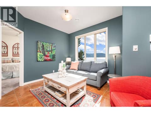 Den/ family area off games room and second lower bedroom at 100 Kestrel Place Unit# 11, Adventure Bay, Vernon