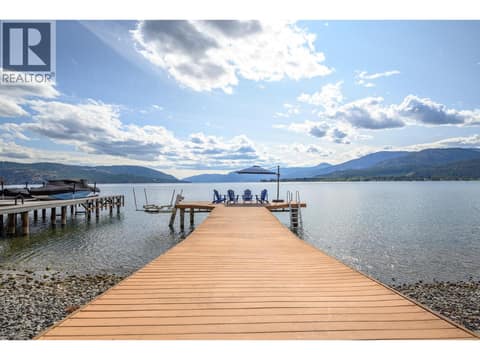 Fabulous dock and views! at 100 Kestrel Place Unit# 11, Adventure Bay, Vernon