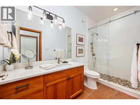 Full main bath on main floor at 100 Kestrel Place Unit# 11, Adventure Bay, Vernon