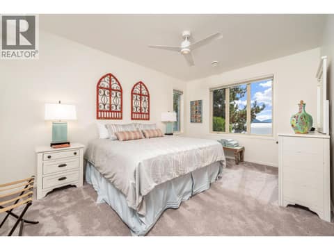 One of 2 bedrooms on lower level at 100 Kestrel Place Unit# 11, Adventure Bay, Vernon