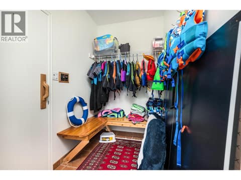 Storage area outside of Sauna at 100 Kestrel Place Unit# 11, Adventure Bay, Vernon
