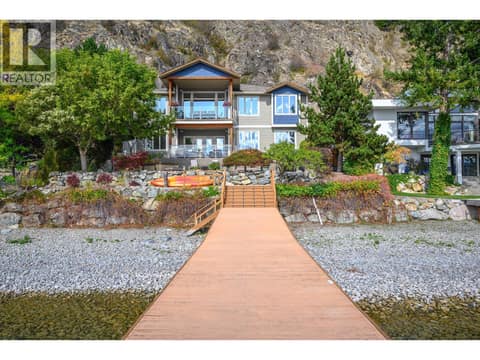 Your 10 ft wide dock and private oasis at 100 Kestrel Place Unit# 11, Adventure Bay, Vernon