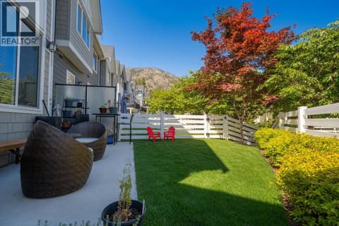 Fenced in backyard accessible from the main floor at 2490 Tuscany Drive Unit# 82, Shannon Lake, West Kelowna