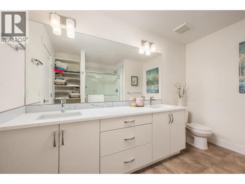 Double vanity and granite counters at 6600 Okanagan Avenue Unit# 38, Okanagan Landing, Vernon