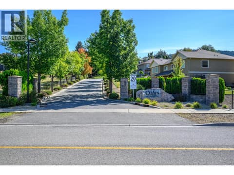 Entry to The Oaks at 6600 Okanagan Avenue Unit# 38, Okanagan Landing, Vernon